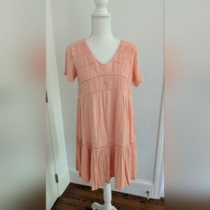 Way By ikks Peach Summer Dress, Size Small